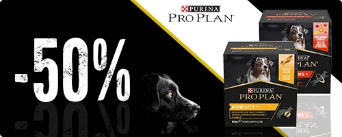 Sconto del 50% sugli integratori di Pro Plan per cane